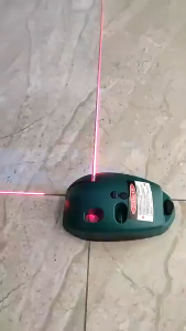 90 Degree Infrared Laser Level Cross Line Mouse Type Ground Line Marking Tool Alignment Bubble Level