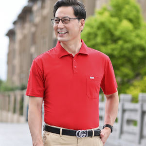 JIFANPAUL | Summer Large Size Business Collar Short Sleeve T-Shirt with Real Pockets