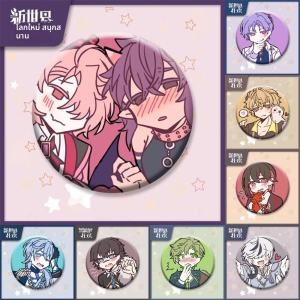 58 มม.เกม Nu: Carnival Eiden Yakumo ใบมีด Edelmond คอสเพลย์เครื่องแต่งกาย Badge Pin SPTE Tinplate เข็มกลัดฮาโลวีน Prop Xmas Gilf