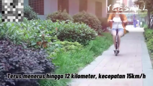 Skuter Elektrik Lipat 8KM/H 4.5AH - YEESALL