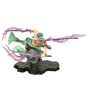 Bandai | Anime ONE PIECE 10cm Roronoa Zoro Three-Blade Sa-maximum Manga Figure Anime Statue PVC Model Collectible Ornament Toy Doll Gift