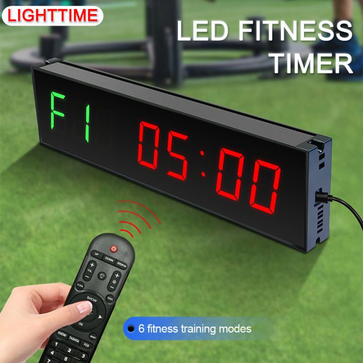 LED Large Screen Gym Timer Exercise Fitness Timer 1.5Inch Digital
