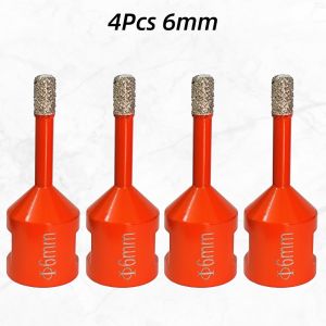 Diamond Core Drill Bits 6mm Tile Hole Saw M14 Thread Drilling Crows Ceramic Porcelain Granite Marble Tile For Angle Grinder