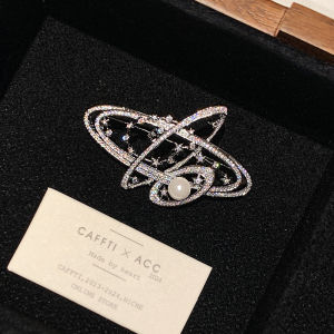 Elegant Premium Quality Lapel Pin Womens Suit Accessory Fine Craftsmanship Luxury Elegance Star/Planet Design Gold Plated