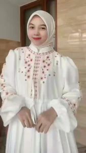 Gamis bordir syakila by Khasanah store46