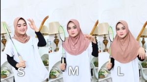 HIJAB INSTAN SPORT PET KECIL/BERGO SPORT PET KECIL Size S/M/L