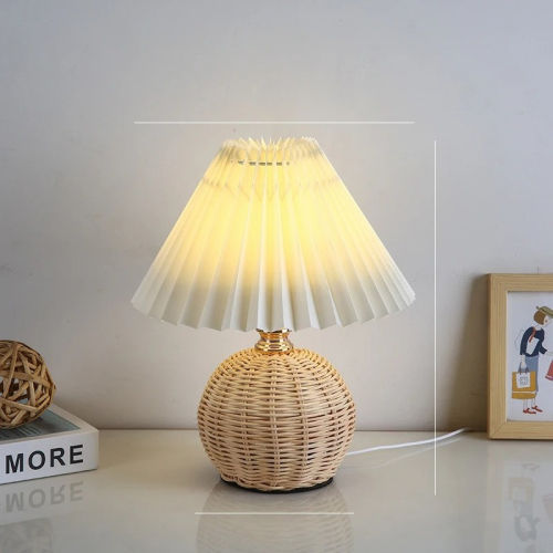 Choosing a Rattan Table Lamp: Ideal Size and Brightness for Bedside vs. Living Room