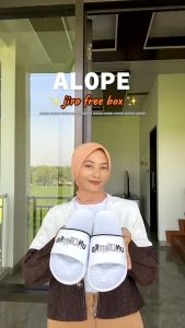 Sandal Pria Alope Jiro Sandal Slop kasual Pria Dewasa 39-43