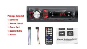 COD Taffware Tape Mobil Audio Bluetooth 5.0 Wireless Super Full Bass USB MP3 Player Layar LCD Lampu RGB Dvd Grand Max New Carry Sedan Innova Truk 24 Volt 60W Dengan Remote Kontrol - MP3-S211L