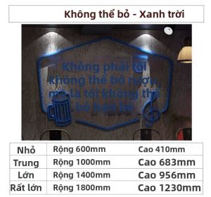 HUIYANGXU | Nhãn Dán Tường Và Trần Nhà Sáng Tạo Cho Quán Ăn/Quán Bar