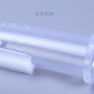 Baby Finger Toothbrush Set: Silicone Teeth Cleaner & Case for Soft Teething