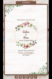 Undangan Digital Website Pernikahan Exclusive Design Aktif 45 Hari
