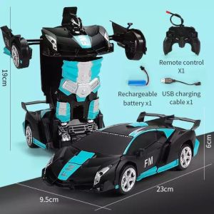 RC Mobil Berubah Robot Remote Control Transform Car Remot Kontrol