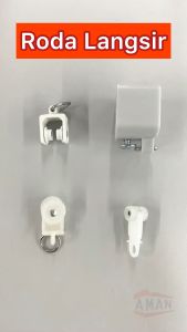 Super Doso MF Roller Curtain Rail Accessories Roller Curve Roller Curtain Roda Langsir Heavy Duty Curtain Roller