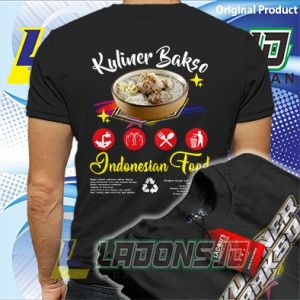KAOS KULINER BAKSO MAKANAN INDONESIA INDONESIA