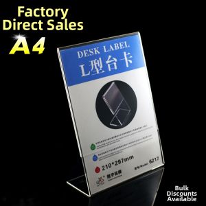 XYBP | Custom A4 Transparent Price Sign Display Stand
