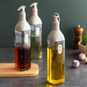 500ml Nordic Condiments Seasoning Glass Bottle Oil Leak Proof Soy Sauce Vinegar Sesame Oil