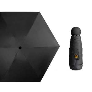 Portable Mini Five-fold Capsule Sunscreen Umbrella