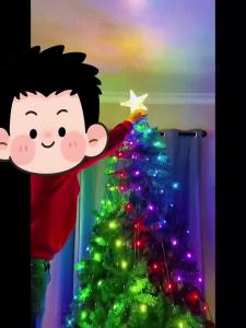  2.1M Christmas String Lights Bluetooth App Remote Control Lamp USB Garland For Bedroom Navidad Christmas New Year Decoration