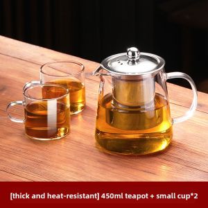 GIANXI | Glass Tea Pot with Tea Separation and Heat Resistance