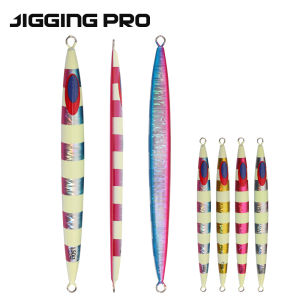 Jiggingpro 150g 200g dọc Mồi Câu Cá Mồi Câu rung bằng kim loại tốc độ Mồi Câu Cá Jig mồi Jig cá ngừ KINGFISH amberjack