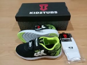 KIDZTUBS Sepatu Sekolah Anak Laki Laki Sepatu Warna Hitam Murah Tali Perekat Rekat Kecil Tanggung Umur 6-10 Tahun PAUD TK SD SMP SMA Kelas 1 2 3 4 5 6 7 8 9 0-Sepatu200509524