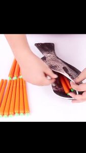 Funny Big Capacity Novelty Big Fish Wallet Wallet Pencil Case Cell Phone Bag Make-up Storage Bag Organizer (carp Plunger Sleeve)