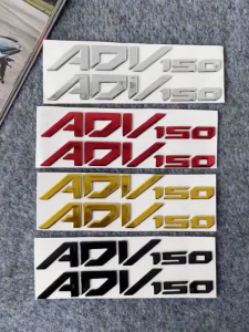 HONDA ADV150/160 3D Emblem Sticker | Waterproof Glossy Decal for ADV150 / ADV160 Sticker Set