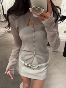 VKSOD | Simplicity Elegant Stylish New Design Versatile Slim Short Skirt Suit