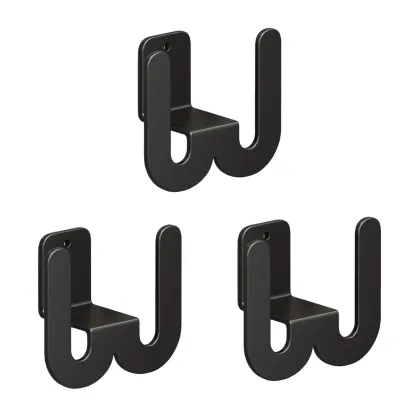 3pcs Wall Mounted Shoe Rack Slipper Storage Organizer Hanger Multifunctional non Perforated Storage Hook Door Slipper Hanger