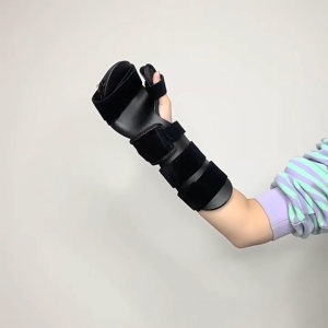 INEOO 1PCS Resting Hand Splint Carpal Tunnel Wrist Brace Night Immobilizer Finger Stabilizer Wrap Finger Training Device Finger fingerboard Orthotics Right hand