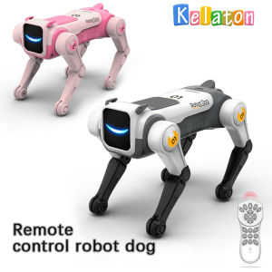 2.4Ghz Remote Control Stunt Robot Dog Singing & Dancing Smart RC Robot Pet Toy Fun Electronic Gift for Kids Age 8+