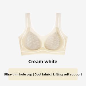 MiiOW | Sports Bra For Teenage Girls Thin Shockproof Vest Summer Lightweight Big Breast Visual Small Underwear Cat Person MiiOW