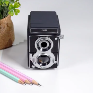 DELI Rotary Pencil Sharpener Jumbo Pencil Cutter Knife Gift Camera Smooth Sharpening Tools School Supplies