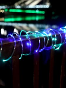 MS/100/200 LED Solar PVC Tube Copper Wire Light Waterproof LED Outdoor Tube Light Christmas Decoration