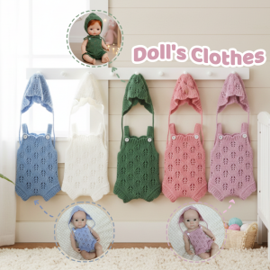 5 Styles for 10-13inch Dolls Exquisite Cute Handmade Reborn Doll Clothes Soft Breathable Fabric Comfortable Wear Great for Doll