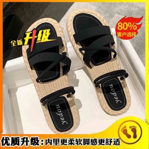 Large Size Womens Sandals Footwear Fashionable Hollow out Design Flat Bottom Slip-On Summer Outdoor Wear for Pregnant Ladies
