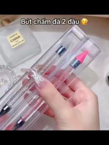Bút chấm đá 2 đầu loại xịn - 1 đầu hít đá 1 đầu cậy chỉnh đá