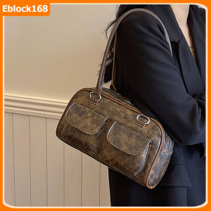 Handbags Shoulder Bags for Women Vintage Multiple Pockets Top Handle Bags Fashion Womens Cross-body Bags Small Diagonal Bag PU Leather