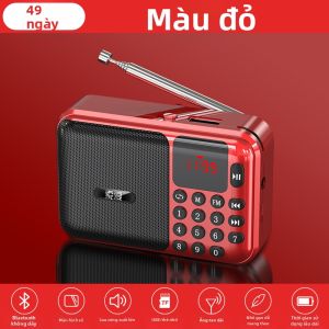 soaiy | Máy Phát Radio Di Động cho Người Già Thẻ Đọc Bluetooth MP3 Opera