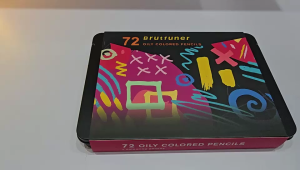 Angelohut X Brutfuner Pensil Warna Original 72 Colors Tinbox Kotak Besi kaleng