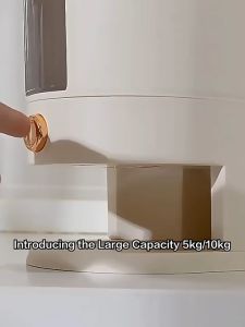 5KG/10KG Automatic Rice Dispenser Sealed Insect Proof And Moisture-Proof Rice Bucket Sealed Grain Dispenser Box Household Sealed Rice Tank