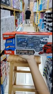 Mainan Anak INERTIA STORAGE CONTAINER Truck Fire Truck Vehicle Alloy