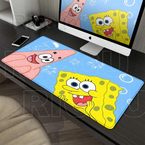 Potdemiel | Mouse Pads Anime S-SpongeBob SquarePants Pattern Extended Kawaii Anti-slip Desk Carpet PC Gamer Gaming Offices Accessories Pads