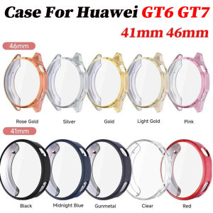 Soft TPU Case For Huawei GT6 7 41mm Screen Protector All-Around Protective Cover Shell For Huawei GT6 7 46mm Bumper Accessories