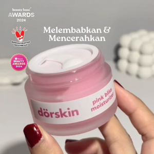 Dorskin Pink Bliss Brightening Moisturizer Niacinamide Memudarkan Bekas Jerawat Pelembab