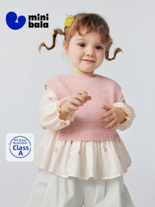 MINI BALA | Sweet Ruffle Soft Breathable Non-Pilling Girls Sweater