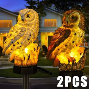 Solar Lamp Owl Animal Solar Garden Lights Solar Powered Led Light Outdoor Garden Decoration Lamp Waterproof Solar Lights