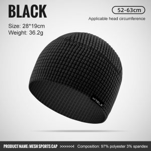WRELS Knitted Hat With High Elasticity Waffle Pattern Warm Sweat-Absorbent Men Women #MZ1037