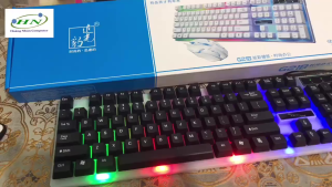 Bộ bàn phím và chuột G21B Game Led 7 màu